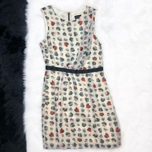 Topshop Smudgy Heart Shift Dress